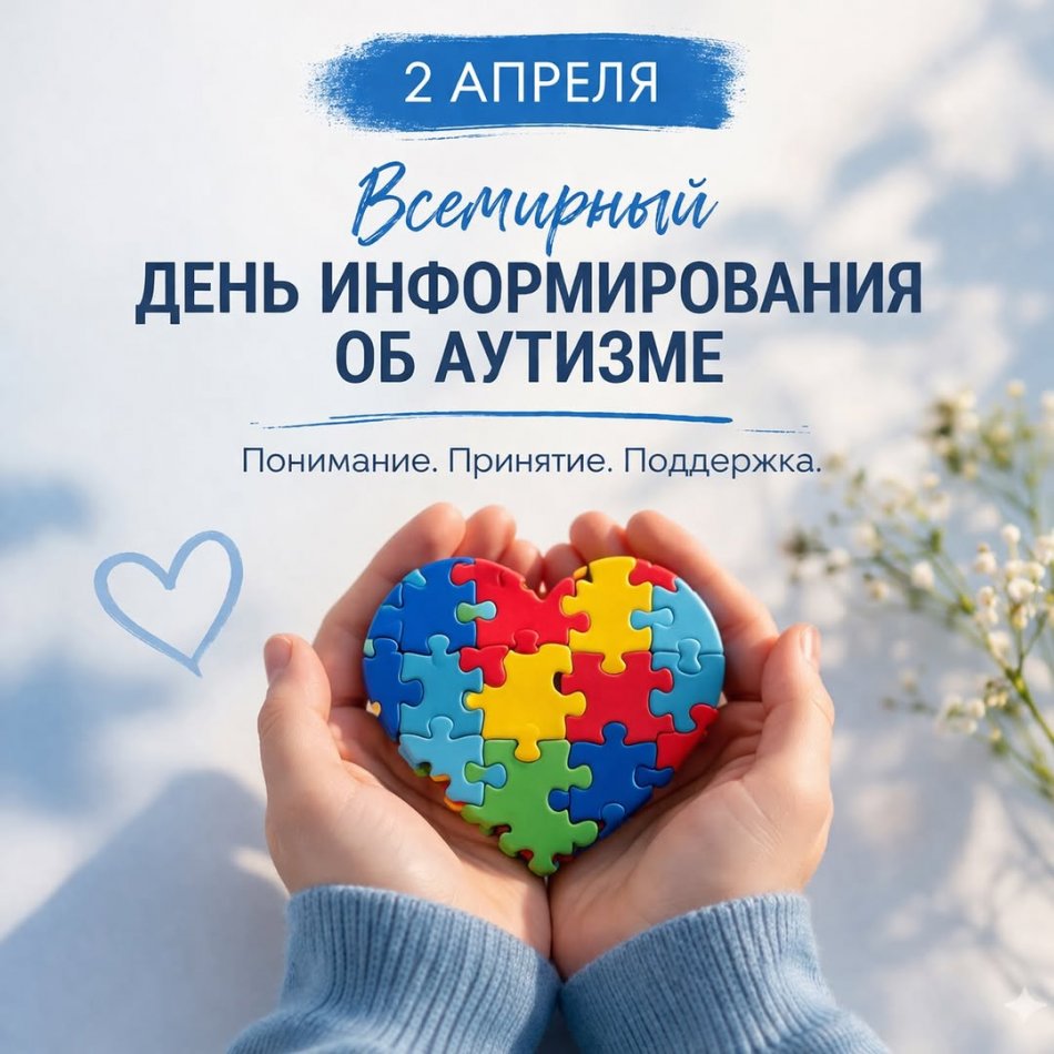 Сегодня, 2 апреля — Всемирный день распространения информации об аутизме.
