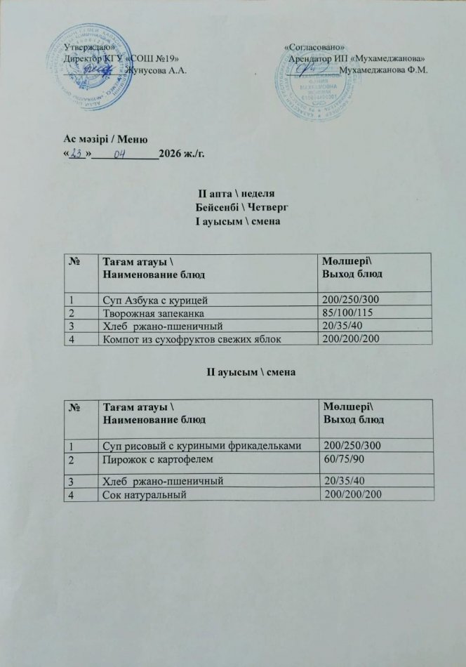 МЕНЮ 23.04.2026